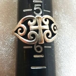 James Avery Scrolled Cross Sterling Silver